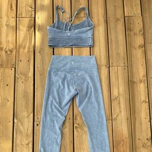 Washed Blue Moon Lululemon Set